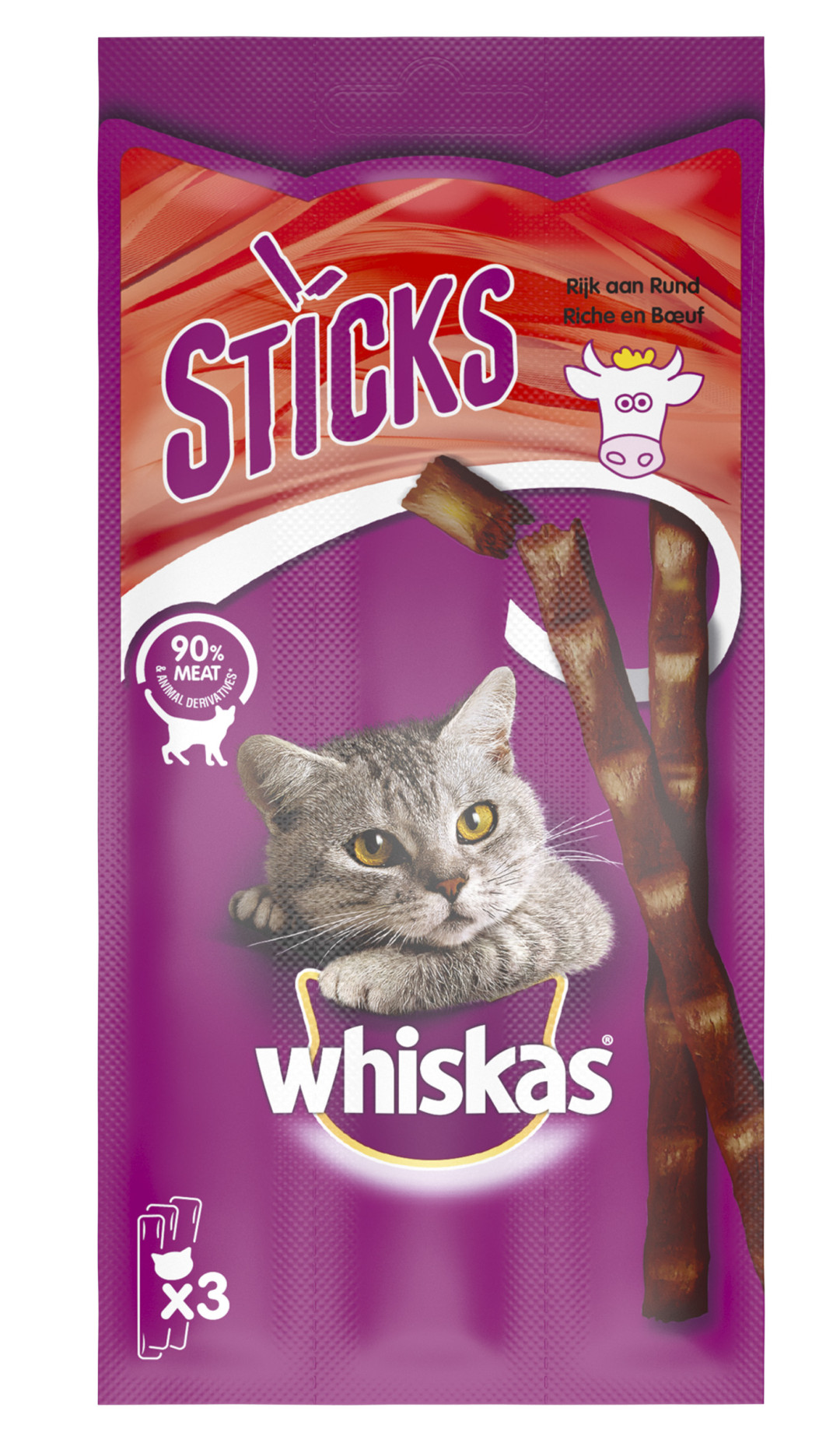 Whiskas Catsticks kip 18 gr